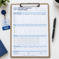 CNA Shift Report & Handoff Sheet | Printable & Fillable PDF