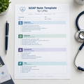 SOAP Note Template for LPNs | Printable & Fillable PDF