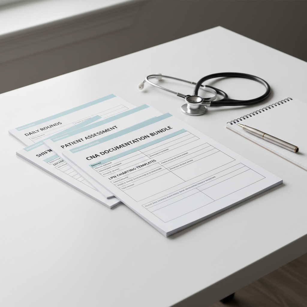 Nursing Documentation Bundle Mockup