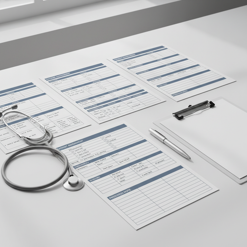 Nursing Progress Note Template Mockup